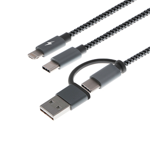 CABLE Multifunción XTC-560 USB a C MicUSB-Light a C