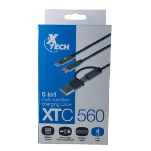 CABLE Multifunción XTC-560 USB a CMicUSB-Light a C