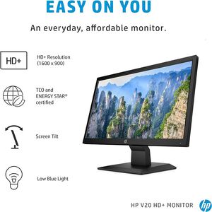 MONITOR HP V20 195in HDMI VGA Black 1Y